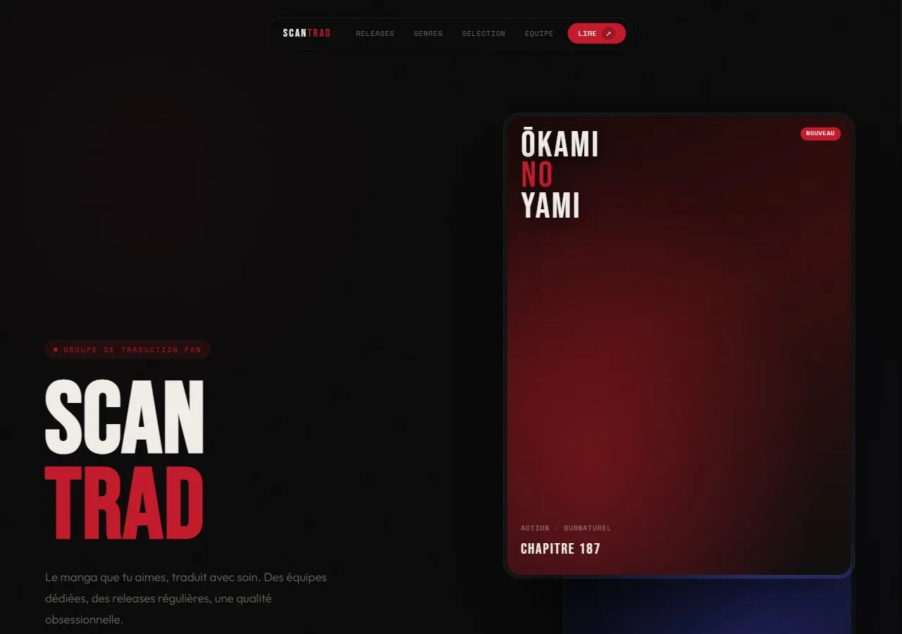 Scantrad — plateforme manga
